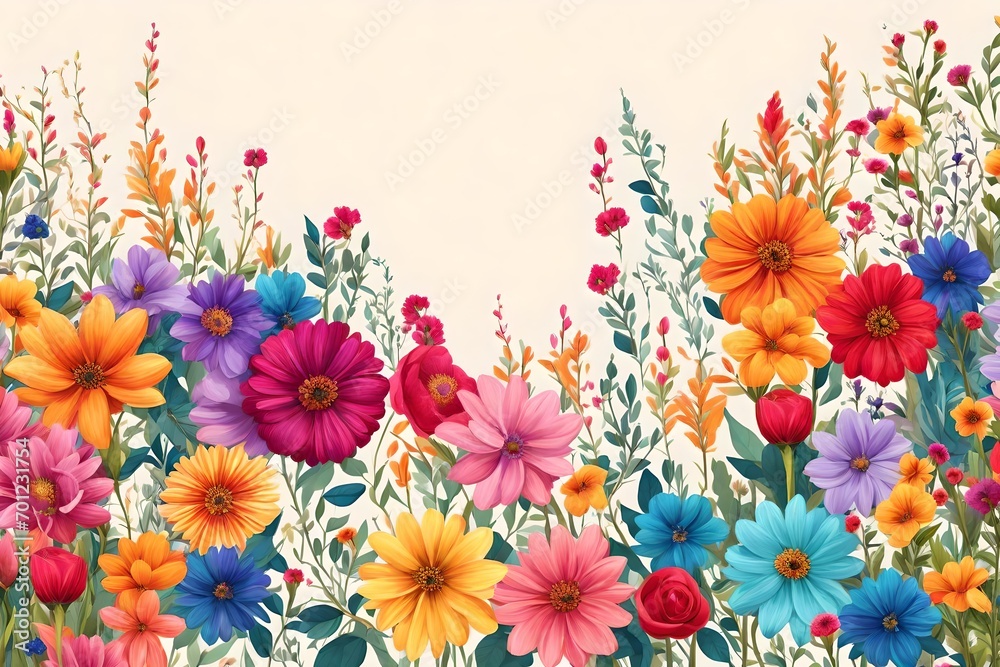 background with flowers