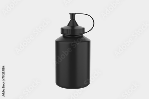 Dispenser Bottle Mockup Isolated On White Background.3d illustration