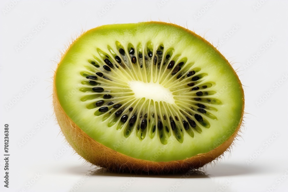 Slice of fresh juicy green kiwi isolated PNG transparent Slice of fresh juicy green kiwi isolated PNG transparent