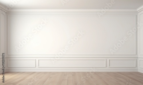 Interior of empty room background 3d render © Tran