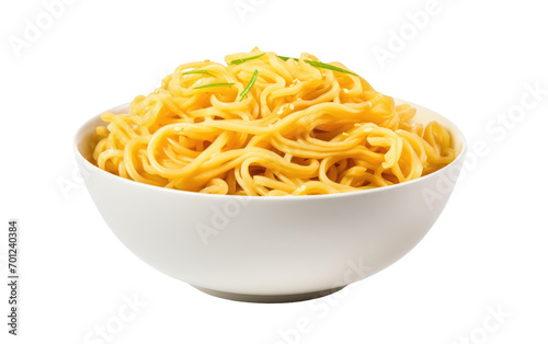 Bowl of Noodles isolated on transparent Background