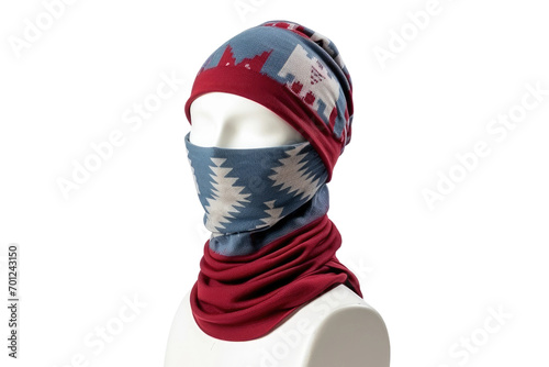 Scarf Beanie Hat Set Isolated On Transparent Background