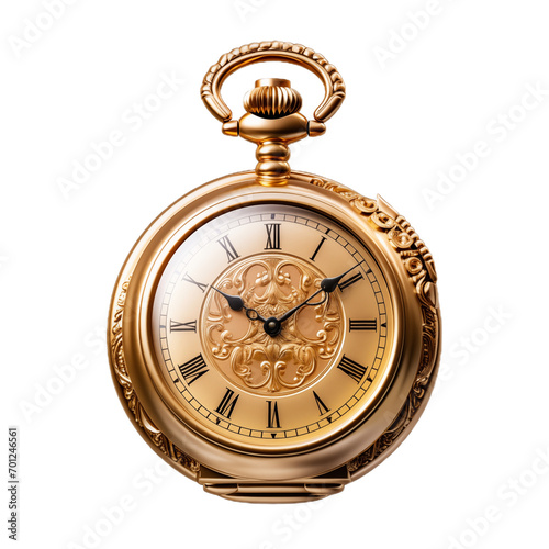 Vintage pocket watch. Generative ai photo