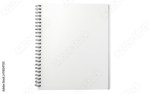 Glacier Memo Book isolated on transparent Background