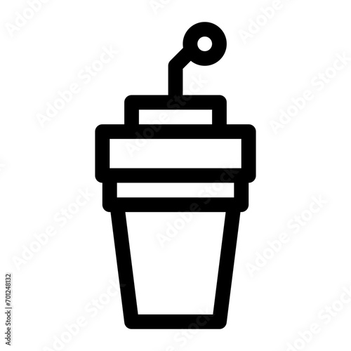 podium line icon