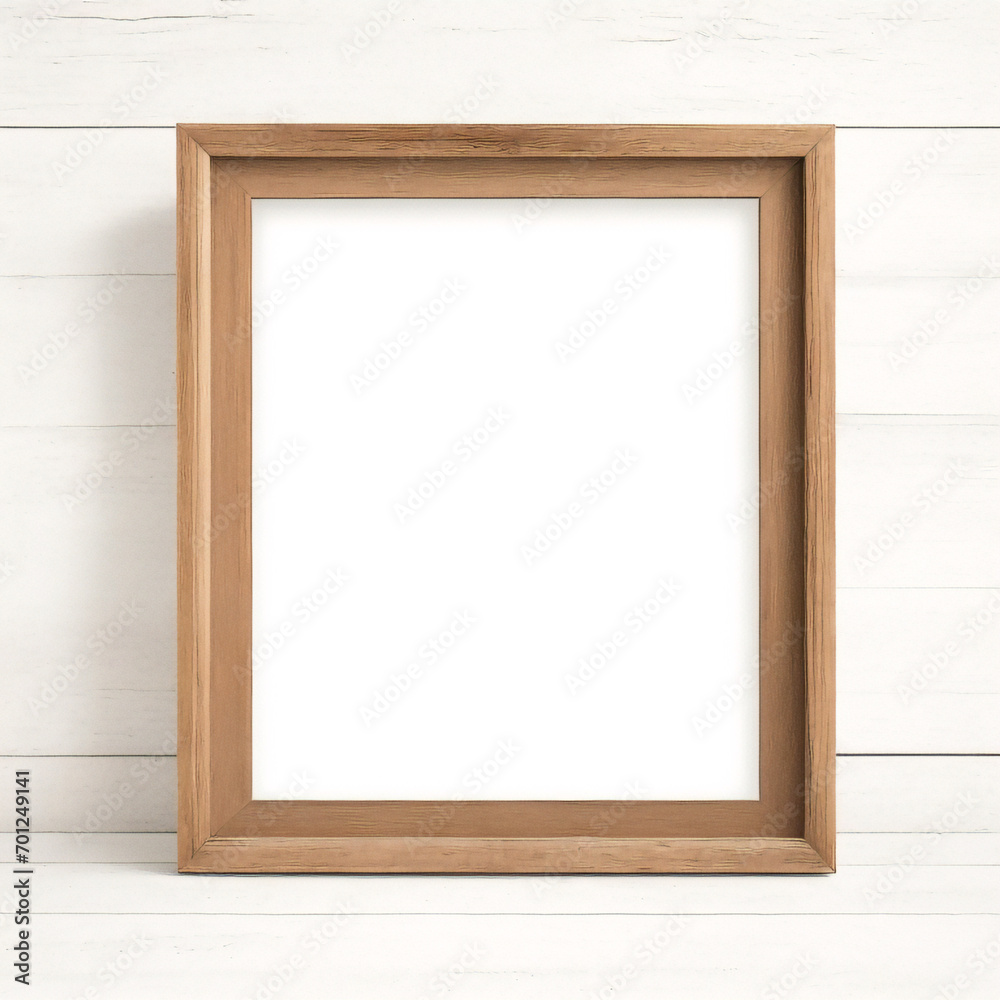 Fotomodell mit Holzrahmen an der Wand. Modell eines Bilderrahmens aus Holz. Horizontaler Rand mit Schatten. Leerer Fotorahmen A4 an der Hintergrundwand. Rand für Designdrucke, Poster und Gemälde. Vekt Fotomodell mit Holzrahmen an der Wand. Modell eines Bilderrahmens aus Holz. Horizontaler Rand mit Schatten. Leerer Fotorahmen A4 an der Hintergrundwand. Rand für Designdrucke, Poster und Gemälde. Vekt