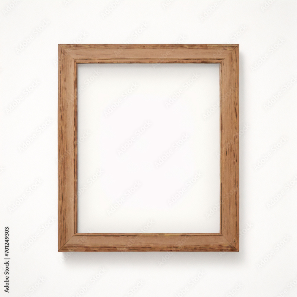 Fotomodell mit Holzrahmen an der Wand. Modell eines Bilderrahmens aus Holz. Horizontaler Rand mit Schatten. Leerer Fotorahmen A4 an der Hintergrundwand. Rand für Designdrucke, Poster und Gemälde. Vekt Fotomodell mit Holzrahmen an der Wand. Modell eines Bilderrahmens aus Holz. Horizontaler Rand mit Schatten. Leerer Fotorahmen A4 an der Hintergrundwand. Rand für Designdrucke, Poster und Gemälde. Vekt