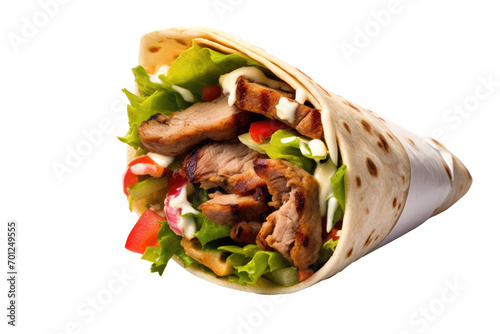 Kebab Delight Isolated On Transparent Background