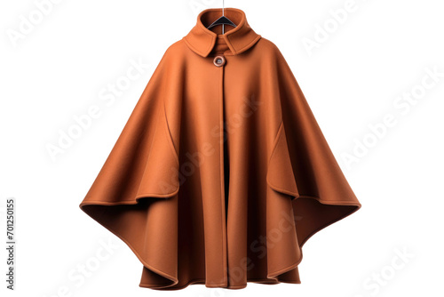 Wool Cape Coat Isolated On Transparent Background © Yasir