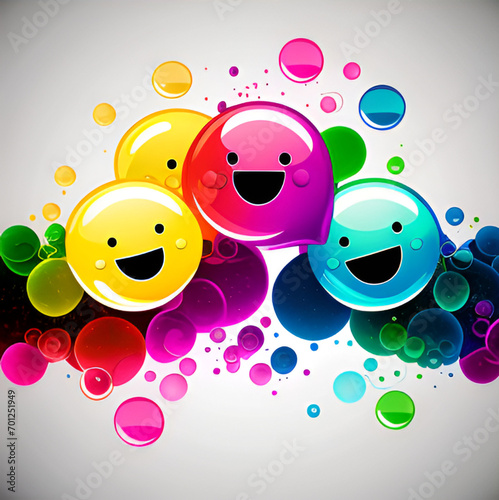 background with circles