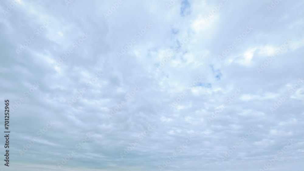 gloomy bright day timelapse clip with nebulosity clouds - loop video