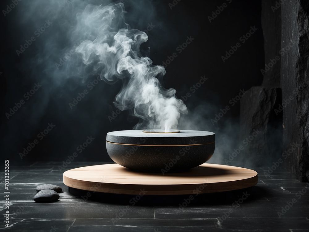 incense sticks with smoke