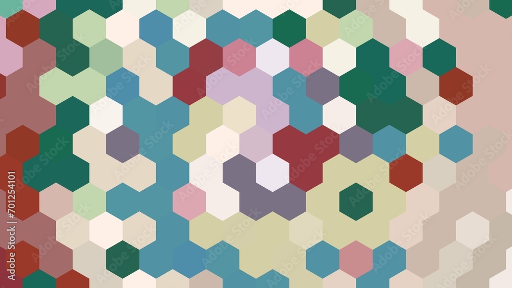 Abstract background using hexagons with aesthetic geometric shapes Abstract background using hexagons with aesthetic geometric shapes
