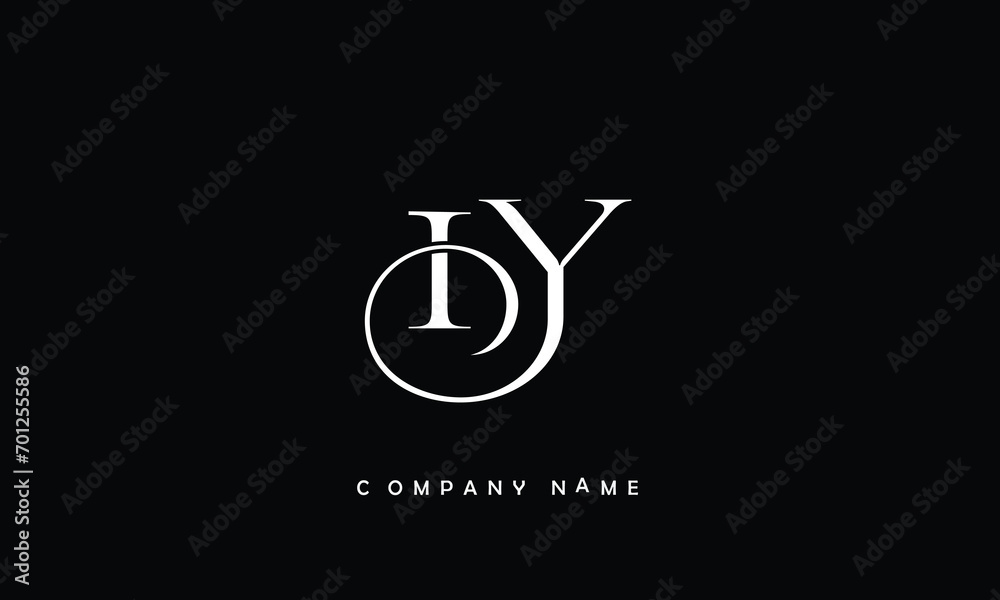 YI, IY, Y, I Abstract Letters Logo Monogram YI, IY, Y, I Abstract Letters Logo Monogram