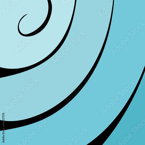 Hintergrund Spirale blau