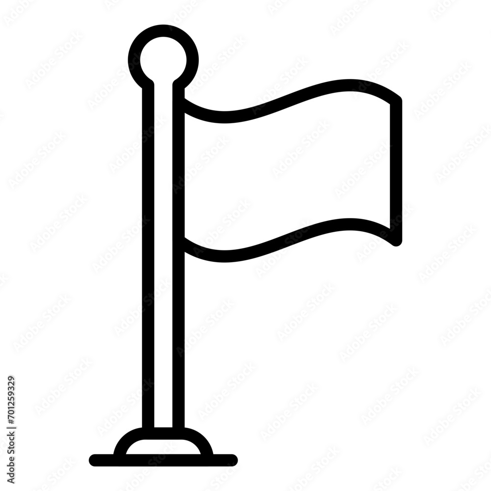 Flag Line icon Flag Line icon