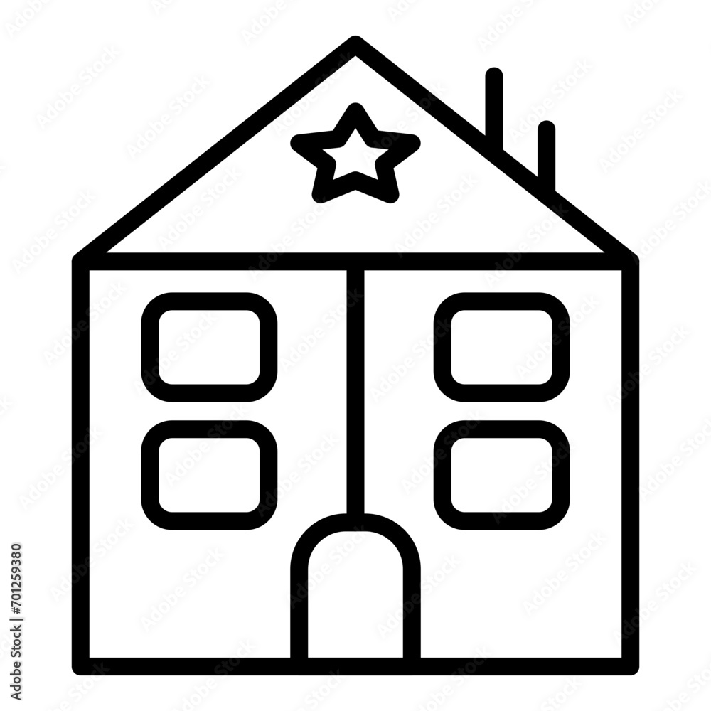 Building Line icon Building Line icon