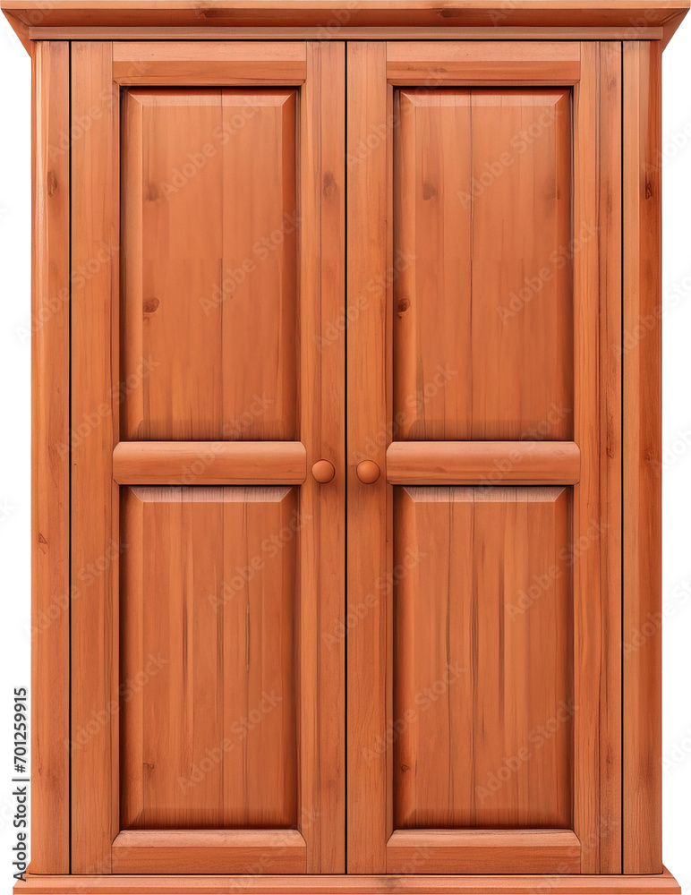 Wooden cabinet isolated on transparent background. PNG Wooden cabinet isolated on transparent background. PNG
