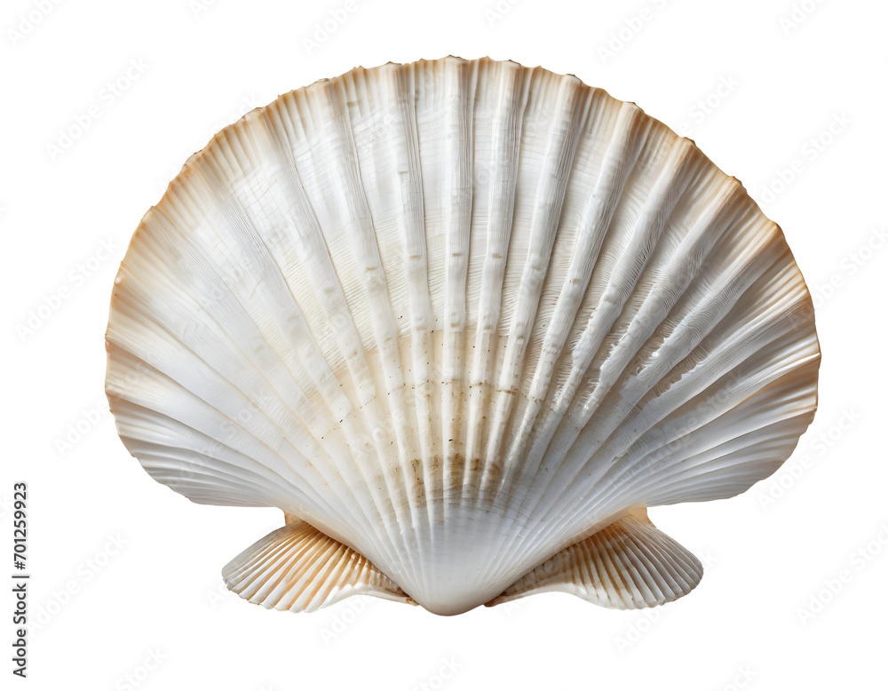 Realistic sea shell isolated. Realistic sea shell isolated.