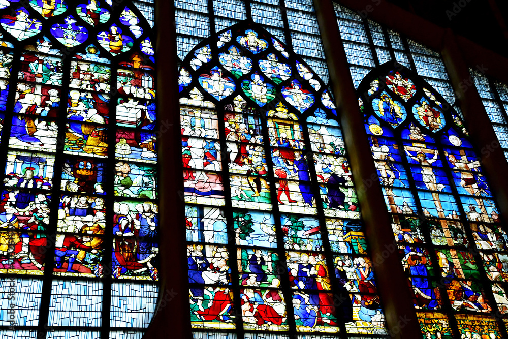 Rouen, France - june 13 2023: Saint Jeanne D arc church