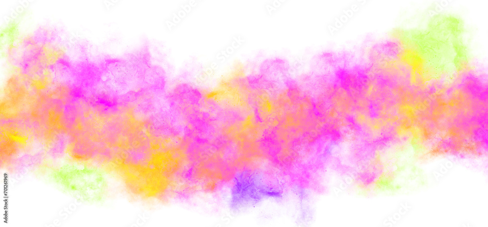 colorful space cloud dust particles