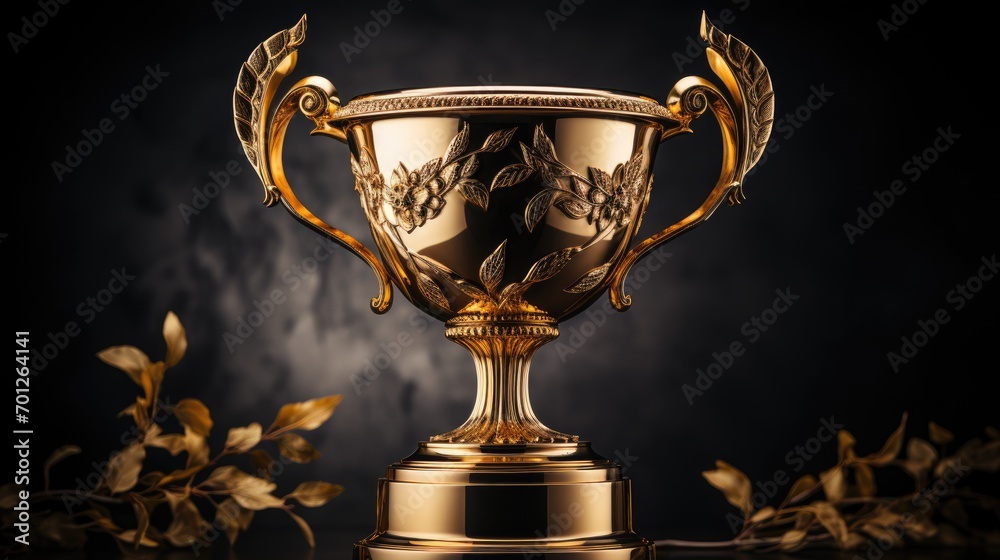 Captivating elegance: a stunning and graceful trophy cup radiating beauty and prestige, a symbol of achievement and excellence in exquisite design and timeless allure Captivating elegance: a stunning and graceful trophy cup radiating beauty and prestige, a symbol of achievement and excellence in exquisite design and timeless allure