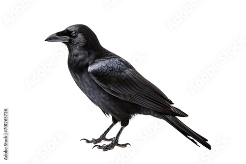 The Raven Isolated On Transparent Background