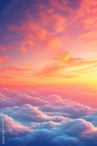Background sky sunset with clouds © Aida
