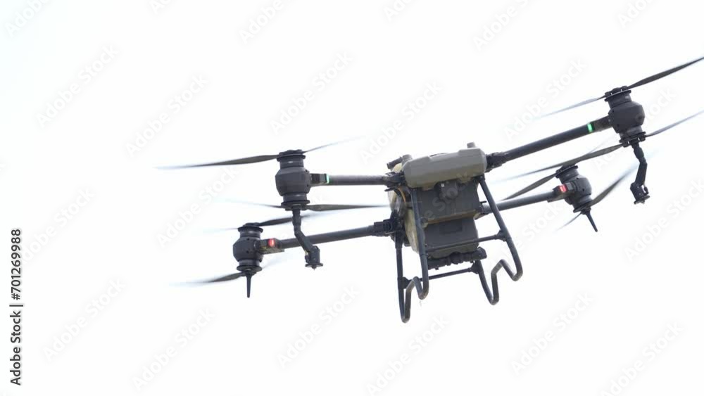 agricultural drone flying in air agricultural drone flying in air