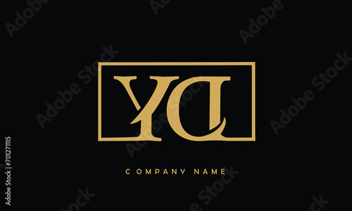 YD, DY, Y, D Abstract Letters Logo Monogram