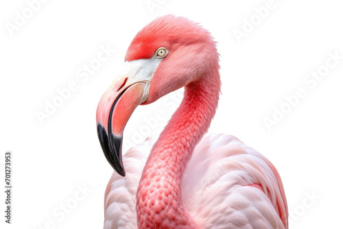 Flamingo Beauty Isolated On Transparent Background