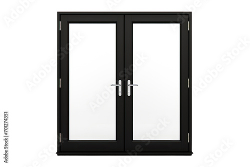 French Doors Isolated On Transparent Background