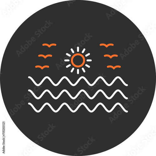 Sea Water Icon