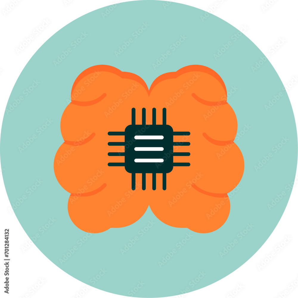 Fototapeta premium Brain Icon