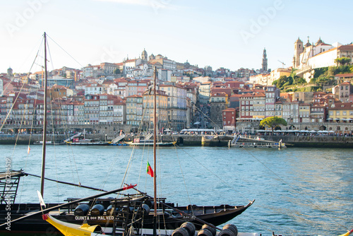 Ribeira district  in the historic  center of Porto photo