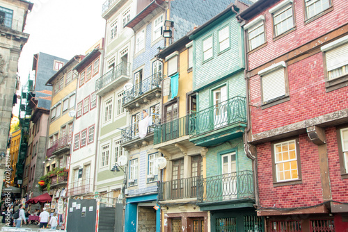 Ribeira district, in the historic center of Porto