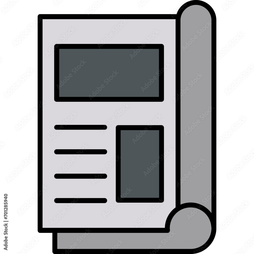 Magazine Icon Magazine Icon