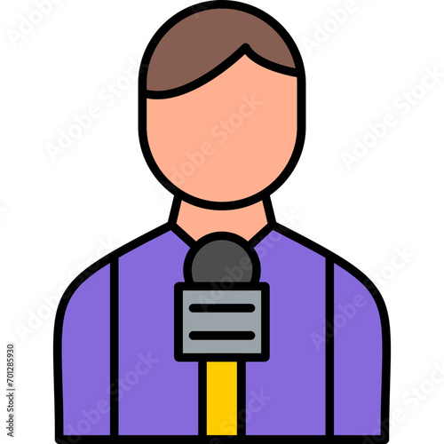 Journalist Icon