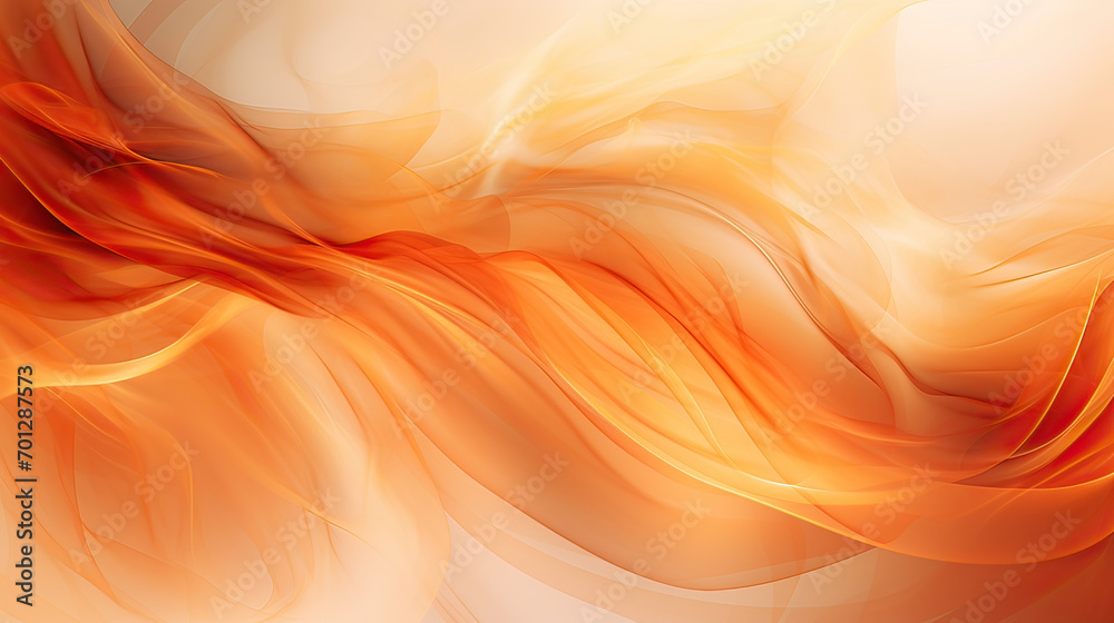 A fiery abstract composition with the illusion of depth and heat, using a blend of warm colors and soft glowing effects for a realistic flame look Ai Generative