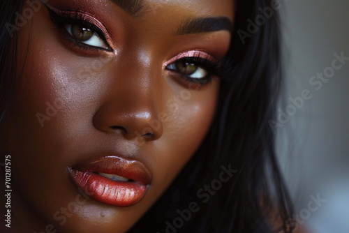 Empowered Glamour: Stunning Black Baddie Makeup