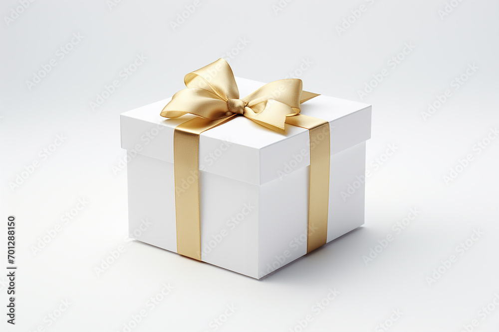 Obraz premium gold gift box