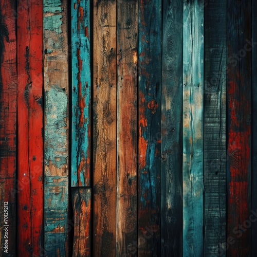 A multicolored wood texture © BrandwayArt