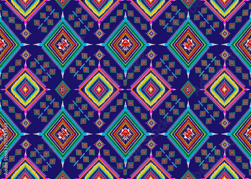 Wallpaper Mural Beautiful Ikat tribal Indian seamless pattern ethnic. Torontodigital.ca