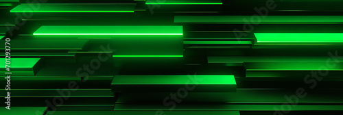 Electric green bars on edges green dynamic background