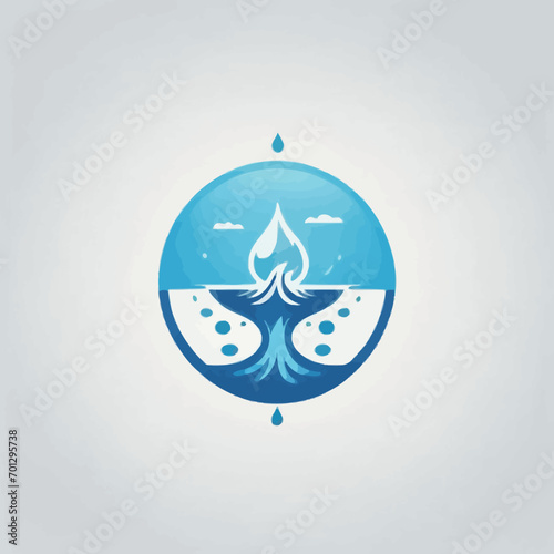 Water Logo Design EPS format Very Cool