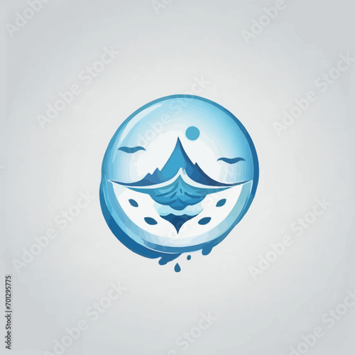Water Logo Design EPS format Very Cool