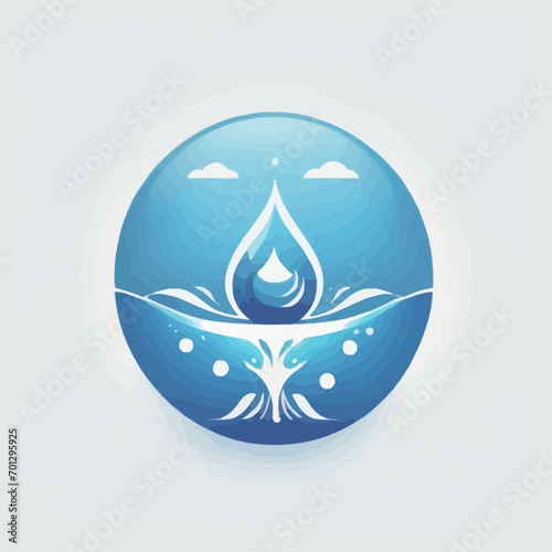 Water Logo Design EPS format Very Cool