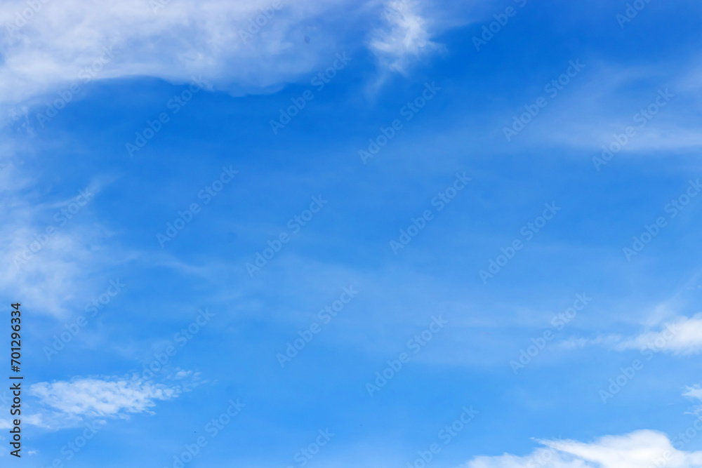 Beautiful blue sky with cloud