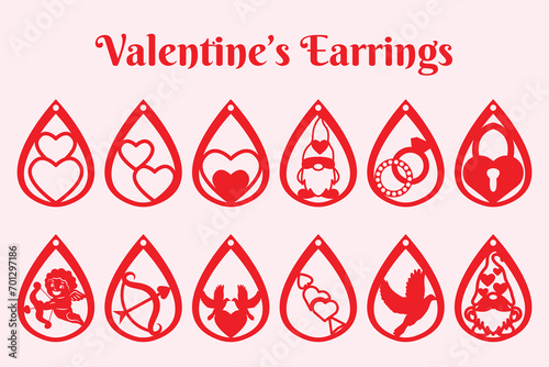 Earrings Valentine's Collection