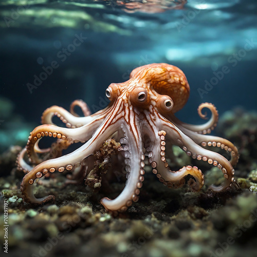 The Intriguing World of Octopuses ai generated